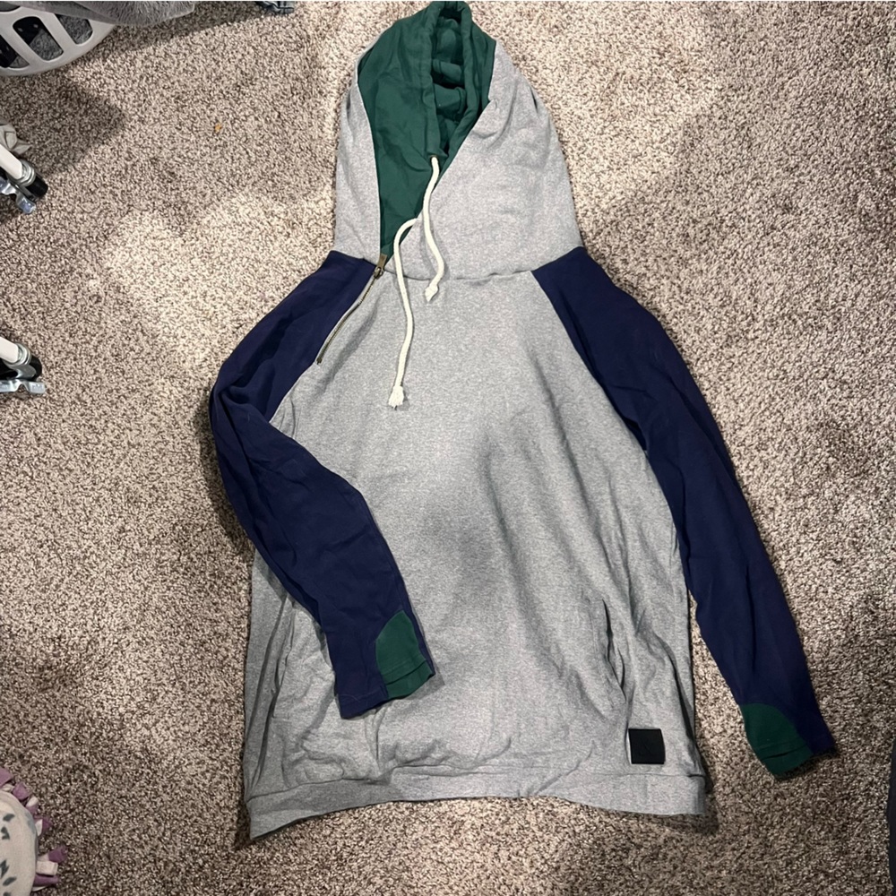 Double hooded sweatshirt